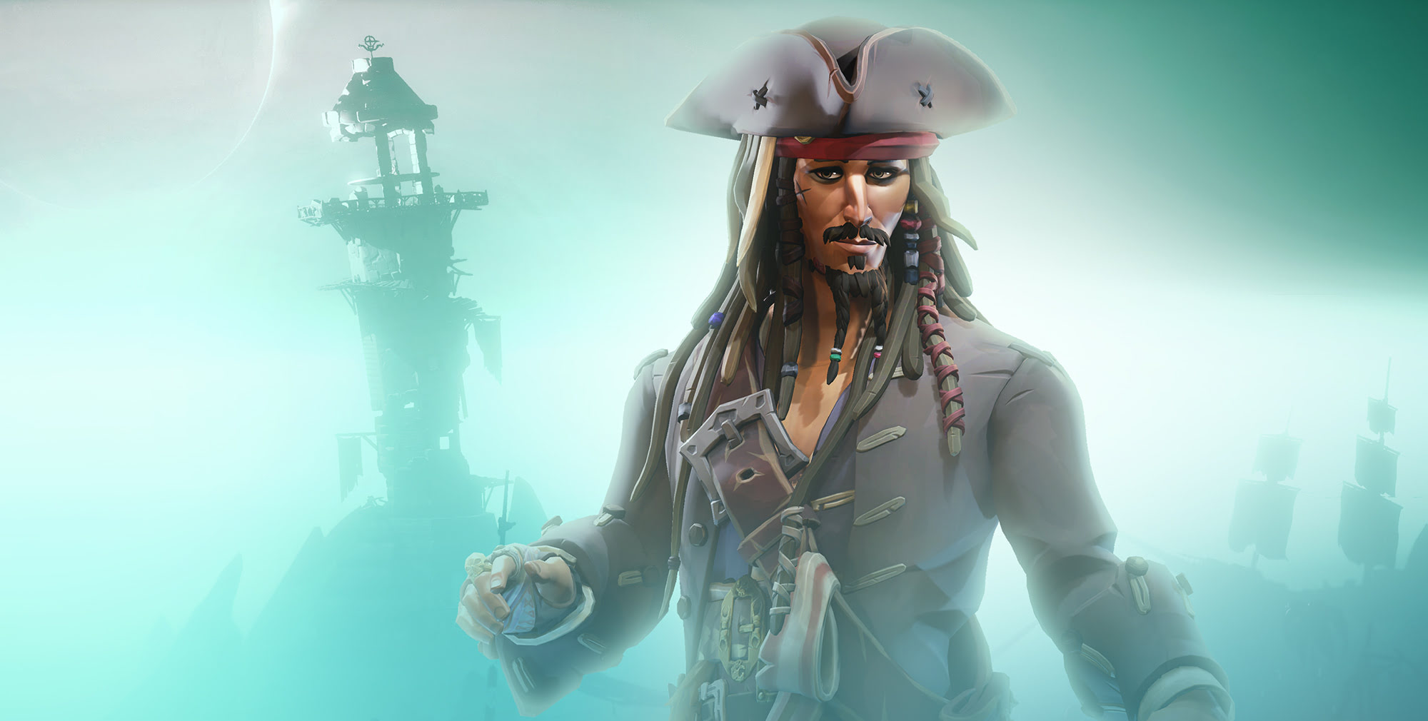 Capitan Jack Sparrow in A Pirate's Life.